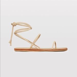 ST. AGNI Asami Sandals in Ecru (Size 38)